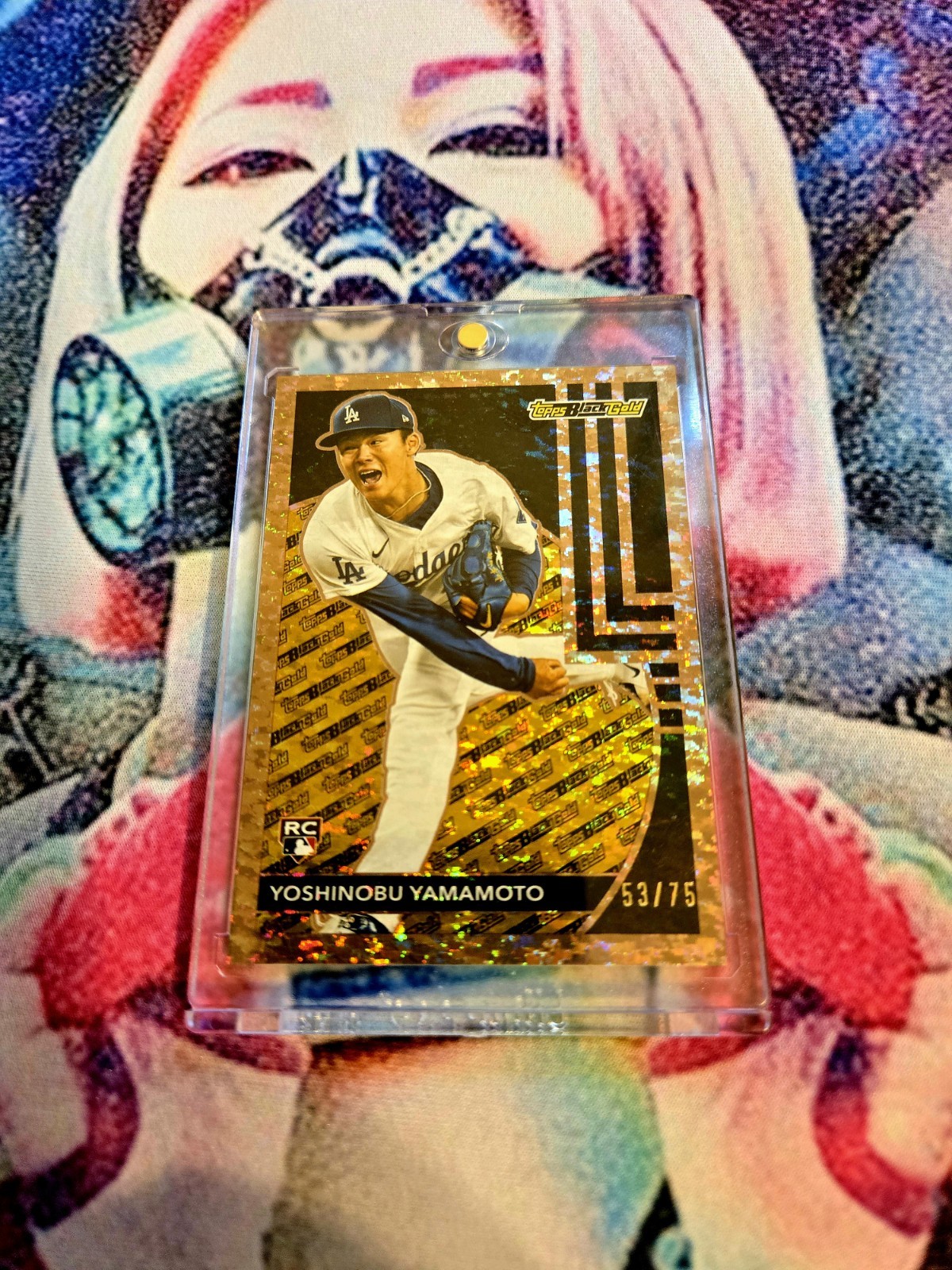 2024 Topps Update Series - Topps Black Gold Yoshinobu Yamamoto #BG-13 Gold 53/75