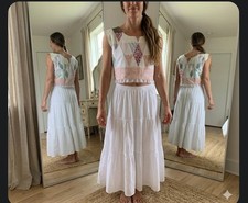 Upcycled Vtg Quilt-top Cropped Top M-L Handmade Don't Throw It Out