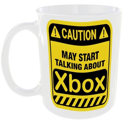 XBOX TASSE LUSTIG VORSICHT FAN GESCHENK KAFFEE TEE TASSE SPRECHEN ÜBER LIVE SPIELE