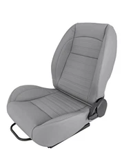 JEGS 70309-L Retro Low Back Reclining Bucket Seat Left/Driver Side Lever Reclini