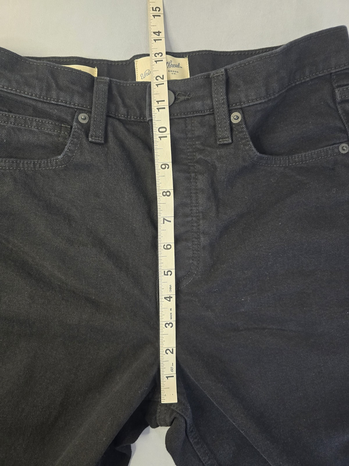 Universal Thread Highest Straight Jeans Black Den… - image 18