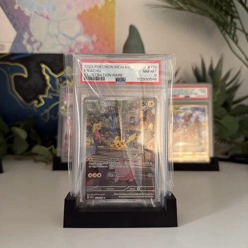 2023 POKEMON MEW EN-151 ILLUSTRATION RARE #173 PIKACHU PSA 8