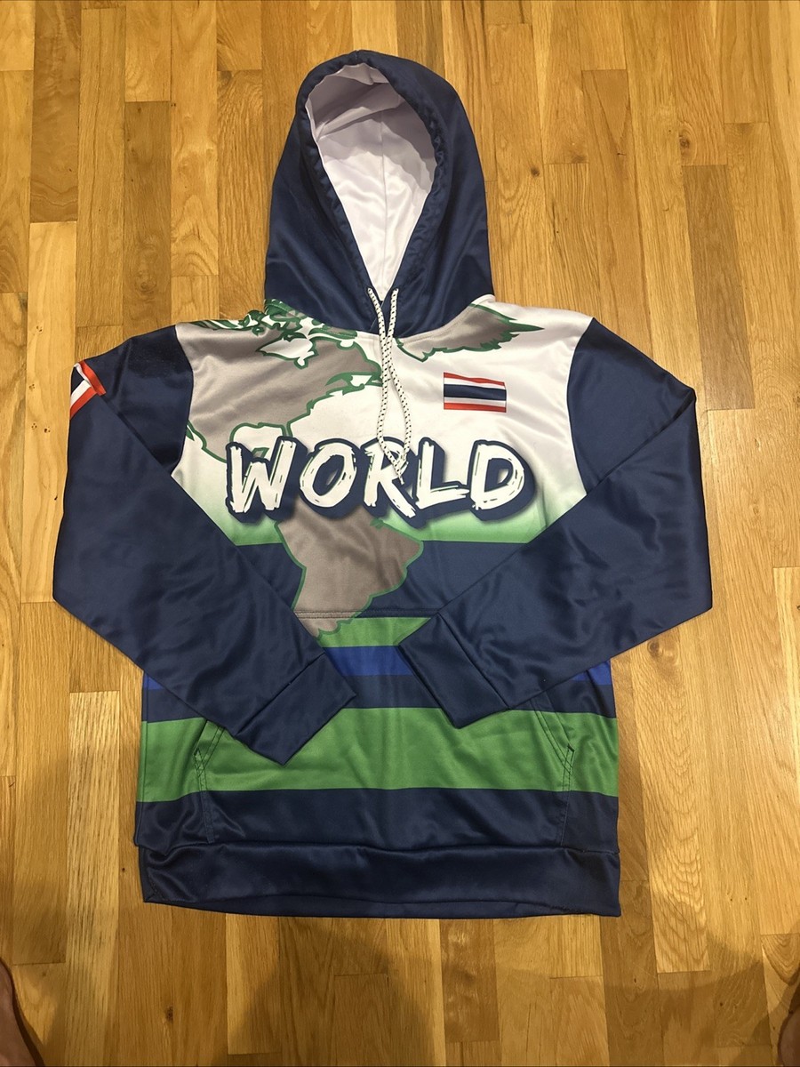 Chicano Hoodie - world graphics Size Small