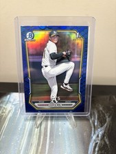 2026 Bowman Chrome Wei-En Lin Blue Reptilian Refractor /150 Athletics Prospect.