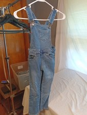 Cat  Jack Youth Denim Overalls Straight Leg Size XS 4/5 Blue 0887
