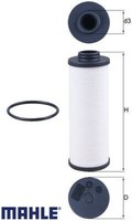Mahle HX186D Hydraulikfilter FüR Automatikgetriebe Hydraulikfilter Filter