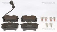 Triscan Bremsbelagsatz, Scheibenbremse 8110 29036 FüR Seat Skoda VW