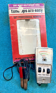 Vintage RAC Dwell Tach Test Equipment Garage Shop Mechanics Specialty Tool Old