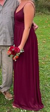 Azazie. Worn once. Bridesmaid dress. Size 8-10. Paid $80