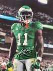 A J Brown Signed 11x14 Photo With COA Philadelphia Eagles  - COA STICKER — photo 1