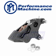 Performance Machine Front Right Four-Piston Differential-Bore Brake Caliper lu