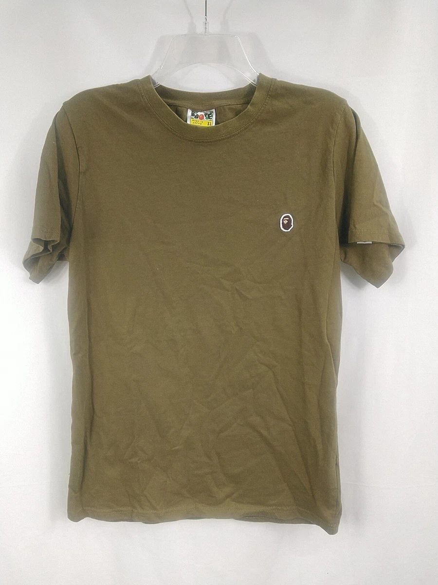 BAPE Ape Head One Point Tee Brown