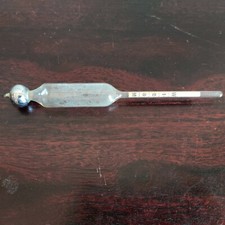 WW I Vintage Beka Glas Hydrometer Original Kartonbox CB489 Sammlerst&uuml;ck