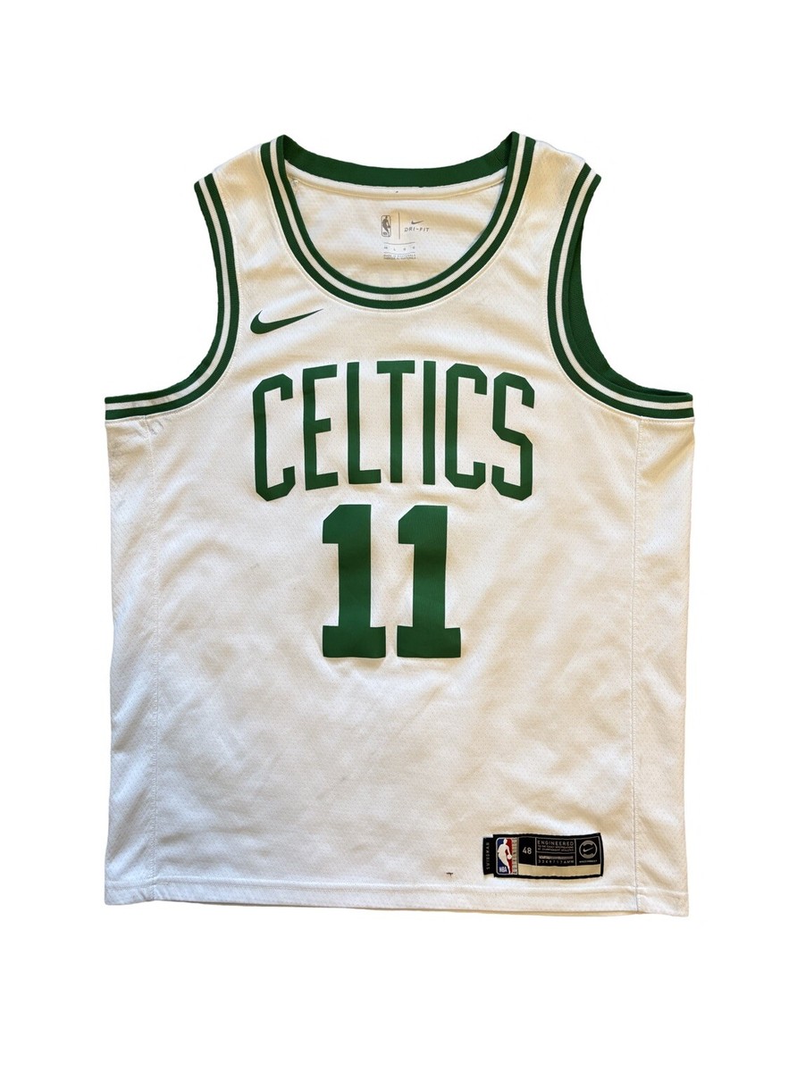 Nike Boston Celtics Kyrie Irving Men's White #11 Basketball Jersey Size  Large 48