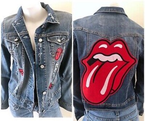 rolling stones patch jacket