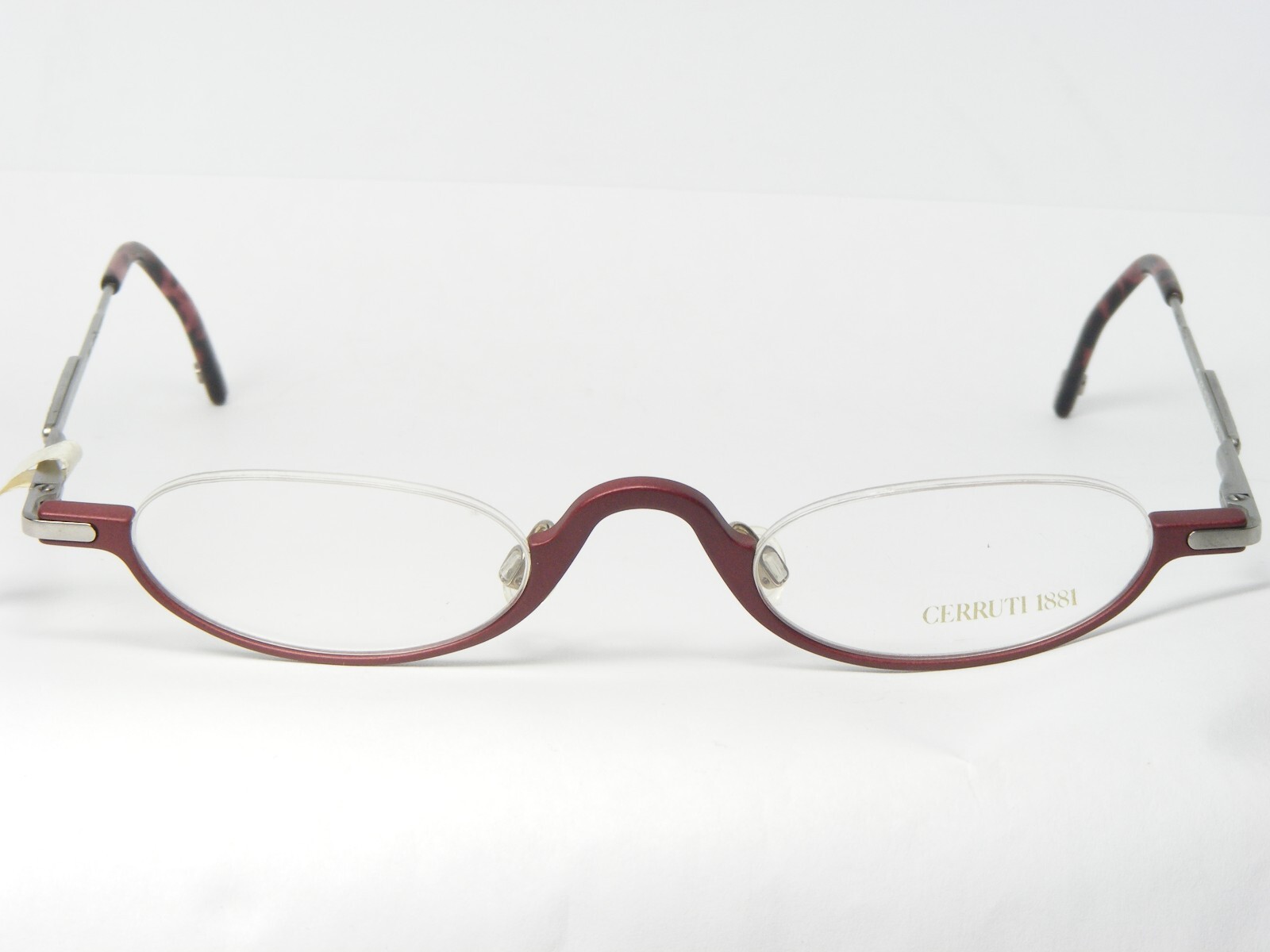 Vintage Cerruti 1881 C 1436 B BURGUNDY EYEGLASSES GLASSES C1436 46-25 ...