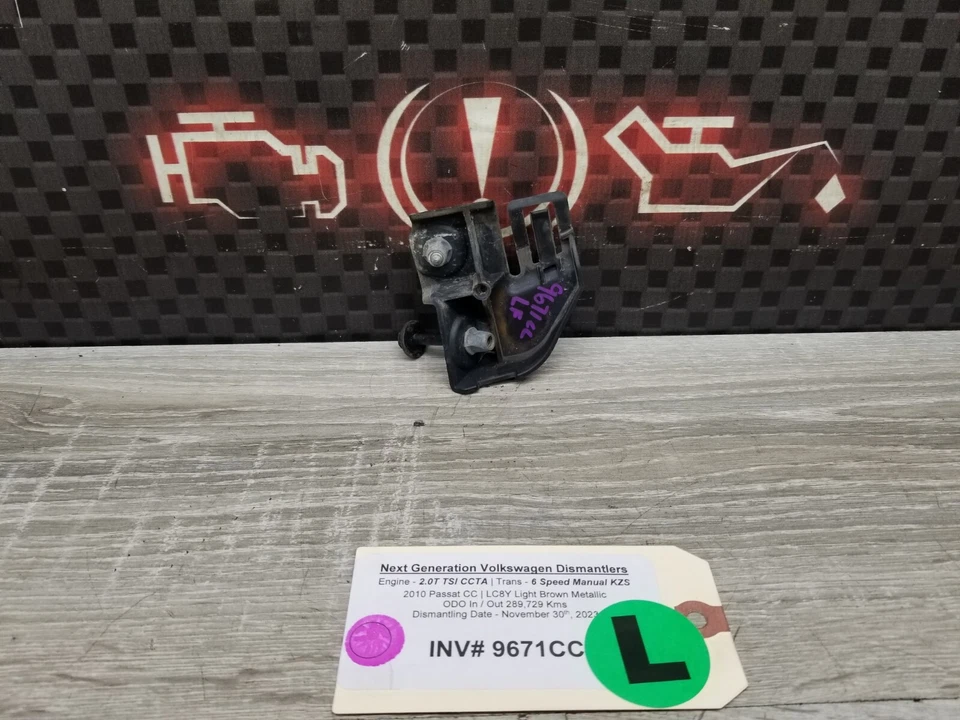 2009 - 2012 Volkswagen CC Halogen Headlight Front Bracket Lower Left LH Driver - Image 2 of 4