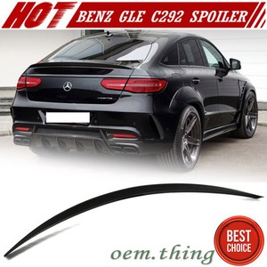 Details About Unpainted For Mercedes Benz Gle C292 Coupe A Style Rear Trunk Spoiler Sport 2019