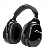 ZOHAN Casque Antibruit 28dB – Protection Auditive Confortable et Réglable Noir