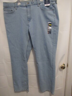Men's Jeans Relaxed Fit cotton stretch George Denim Size 38 in 32 L  measures 42