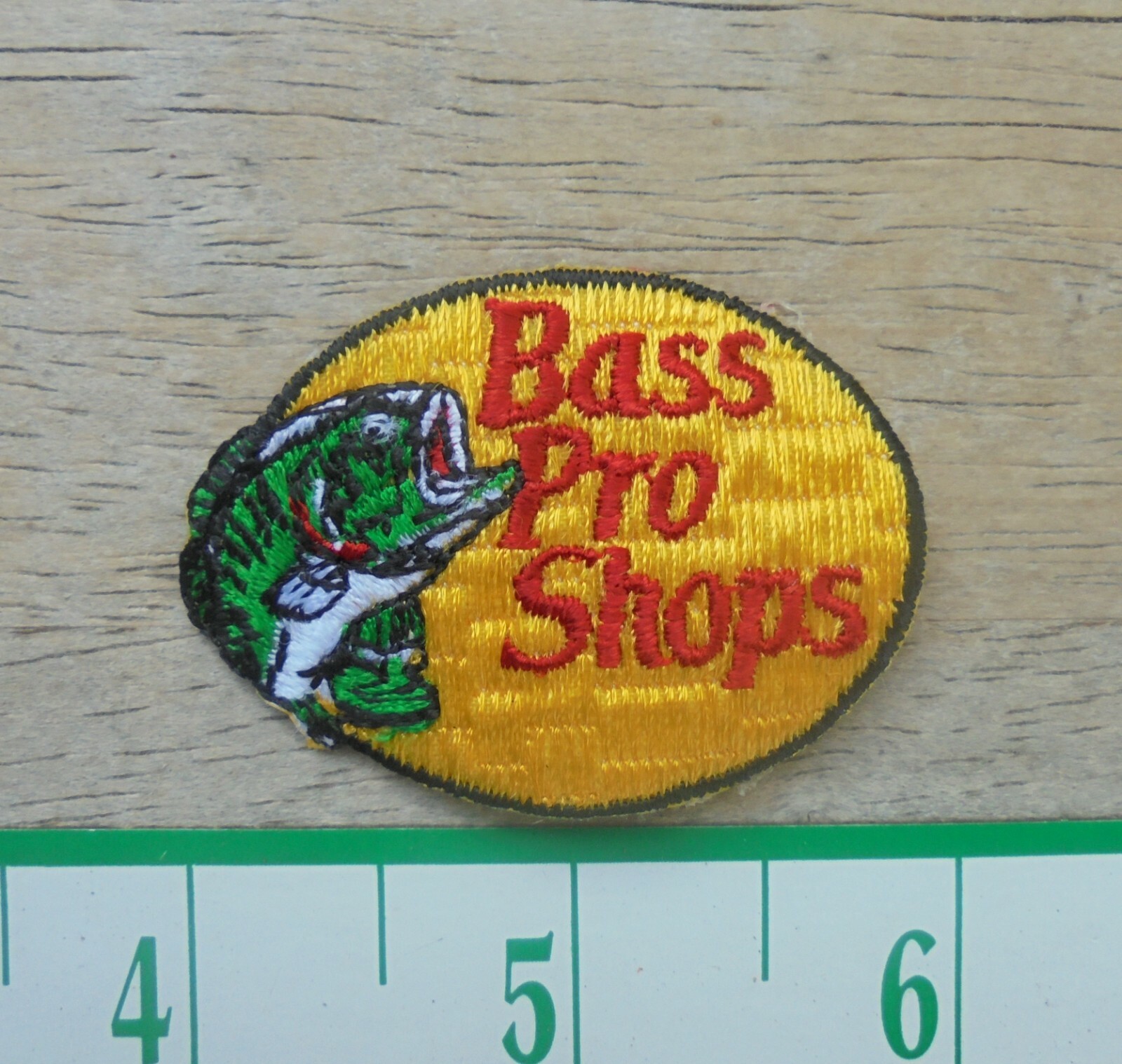 SM BASS PRO SHOPS LOGO CLOTH IRON-ON PATCH