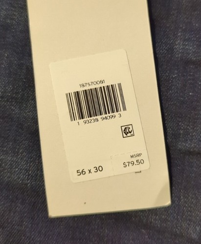 NWT Levis Flex 541 Athletic Taper 56x30 Stretch Denim Blue Jeans Faded Dark Wash - Picture 7 of 18
