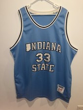 Vintage Sportswear Larry Bird Indiana State University Jersey 58 Baby Blue 58