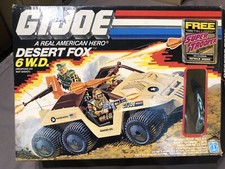 Vintage GI Joe Desert Fox Vehicle   With Box    1988 Hasbro        RARE