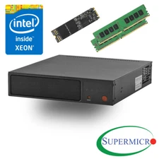 Supermicro SYS-E200-8D Intel Xeon D, 6-Core, 2x10GbE,Mini Server w/ 32G, 256 M.2