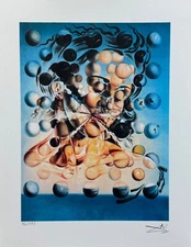 Salvador Dali GALATEA OF THE SPHERES Facsimile Signed & Numbered Giclee 16"x12"