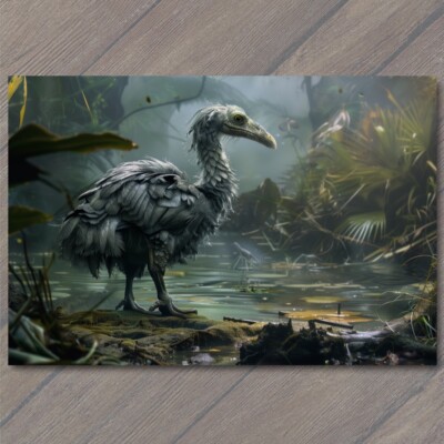 4x6''  Dodo Bird Extinct Endangered Animal Wild Habitat Flightless Species Fun