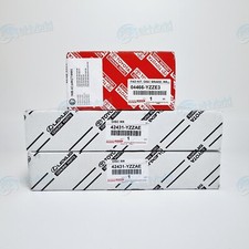 TOYOTA AURIS REAR BRAKE PADS & DISCS HYBRID GENUINE 04466-YZZE3 & 42431-YZZAE