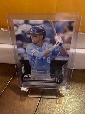 2022 TOPPS NOW DREW WATERS GO AHEAD RBI IN DEBUT ROOKIE RC KANSAS CITY ROYALS