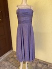 Vintage Eliza J Formal Lilac Blue Party Dress/Metallic Thread/size 12 — photo 4