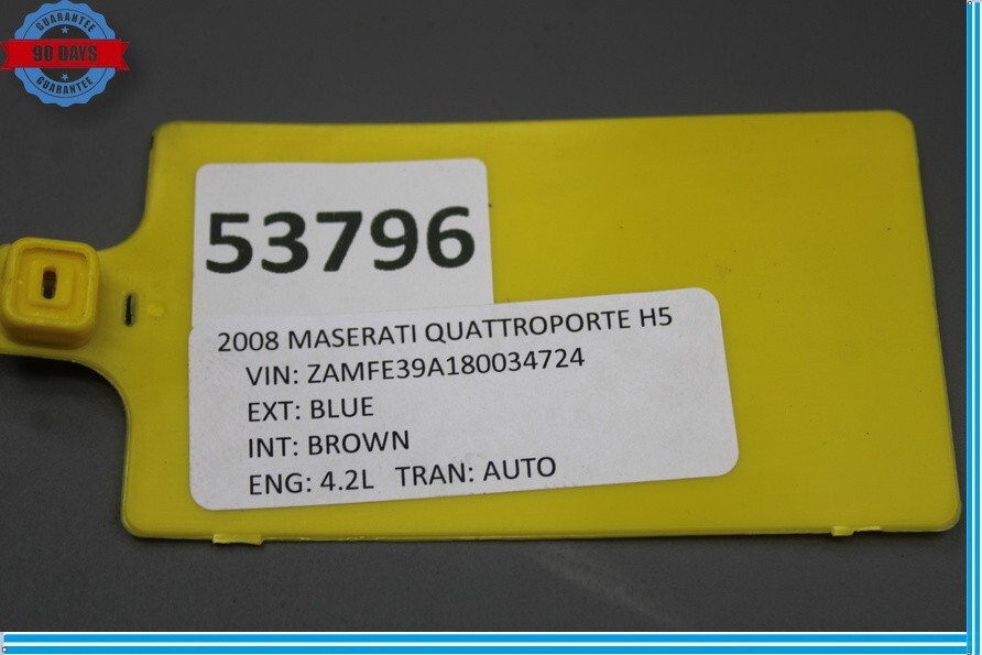 03-08 Maserati Quattroporte M139 Rear Bumper Cover 980139430 Oem