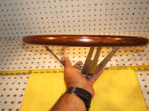 Alfa Romeo spider PERSONAL 75-81 WOOD Classic Steering 1 Wheel, No Horn switch - Picture 15 of 24
