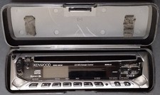 KENWOOD KDC-2019V USED CAR STEREO Detachable FACEPLATE Hinge Showing Wear.