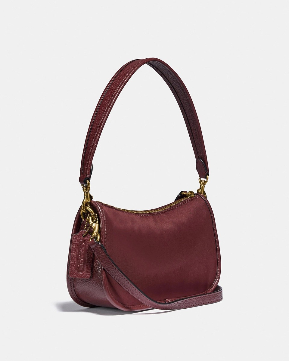 swinger convertible leather crossbody bag coach