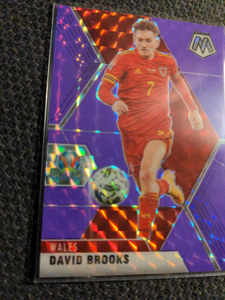 2021 Panini Euro Mosaic Soccer - David Brooks Purple Prizm /70 ERROR CARD? Read - Image 2 of 4