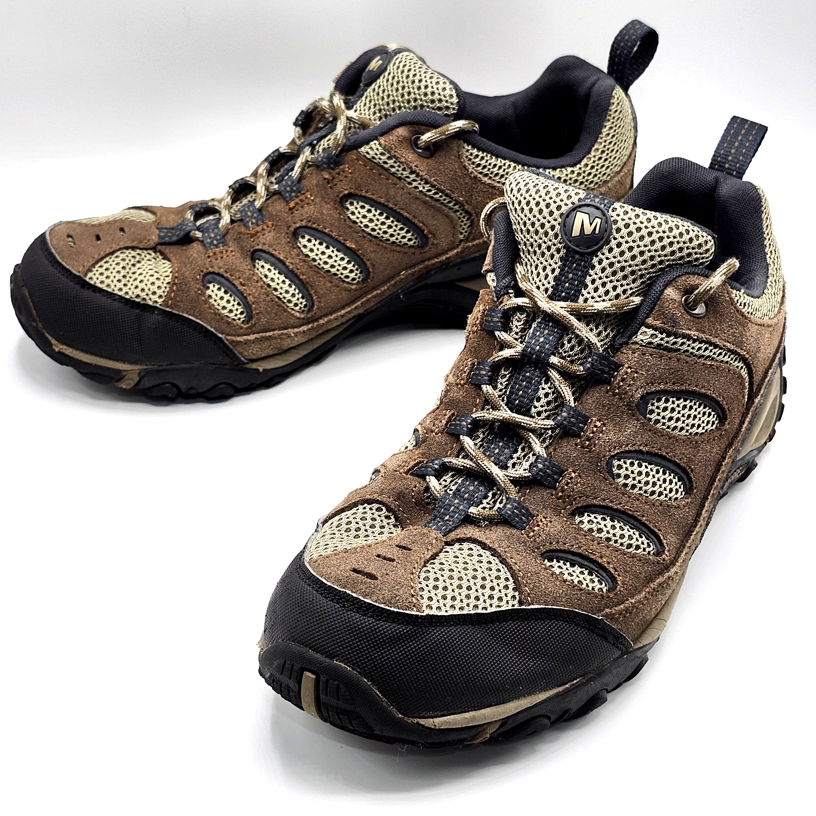Merrell Scarpe Uomo 9.5 Marrone Faraday Stivali Pietra Ebano Trail Escursionismo J276512C