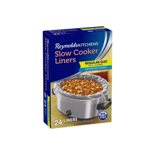 Reynolds Kitchens Slow Cooker Liners, Regular Size (24 ct.) Free Shipping USA image