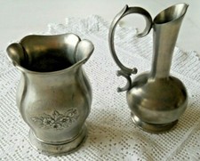 Zinnvase 2 Stück SKS Design Edelweiß