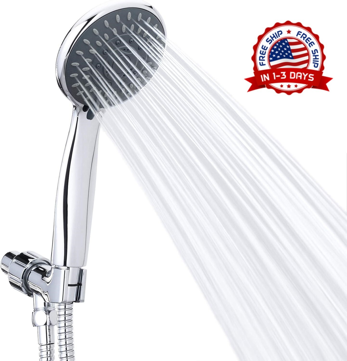 Sistema De Cabezal Ducha Regaderas Con Manguera Para Baño Modernas Lluvia Ofert