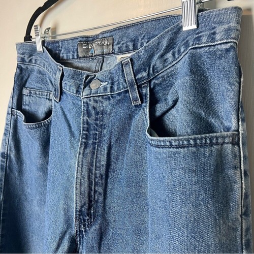 Levi's - Men's Vintage Silver Tab Loose Fit Blue Jeans - Sz. 34 - Picture 4 of 8