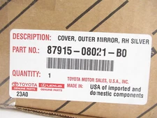 Genuine OEM Toyota 87915-08021-B0 Passenger Side Mirror Cover Cap 11-19 Sienna