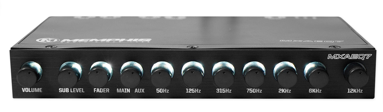 Memphis Audio MXAEQ7 Half 12 Din 7-полосный морской эквалайзер для 4 лодокквадроцикловUTVRZR 14590₽