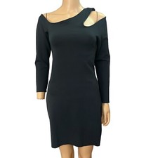 Abercrombie And Fitch Cutout Mini Dress Medium Bodycon Asymmetrical Minimalist