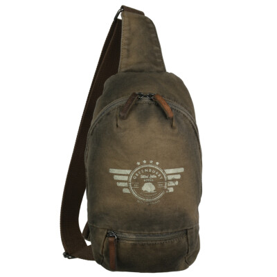 Greenburry Canvas Aviator Bodybag Crossover Bag Rucksack Backpack Daypack 5910