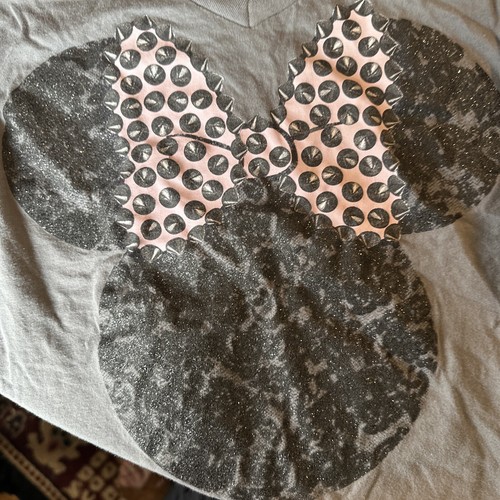 Disney Leopard Minnie Mouse Tshirt Juniors - Picture 2 of 7