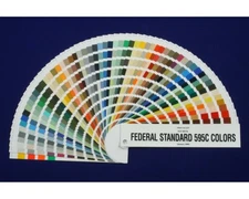 FED-STD-595C FEDERAL STANDARD 595C COLORS  Fan Deck